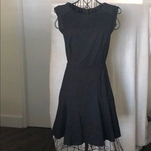 Banana Republic Black Fit and Flare Dress